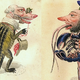 Illustration for article titled In the 1870s, Charles Darwin was the theme of a downright deranged Mardi Gras parade